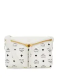 MCM small printed shoulder bag - White