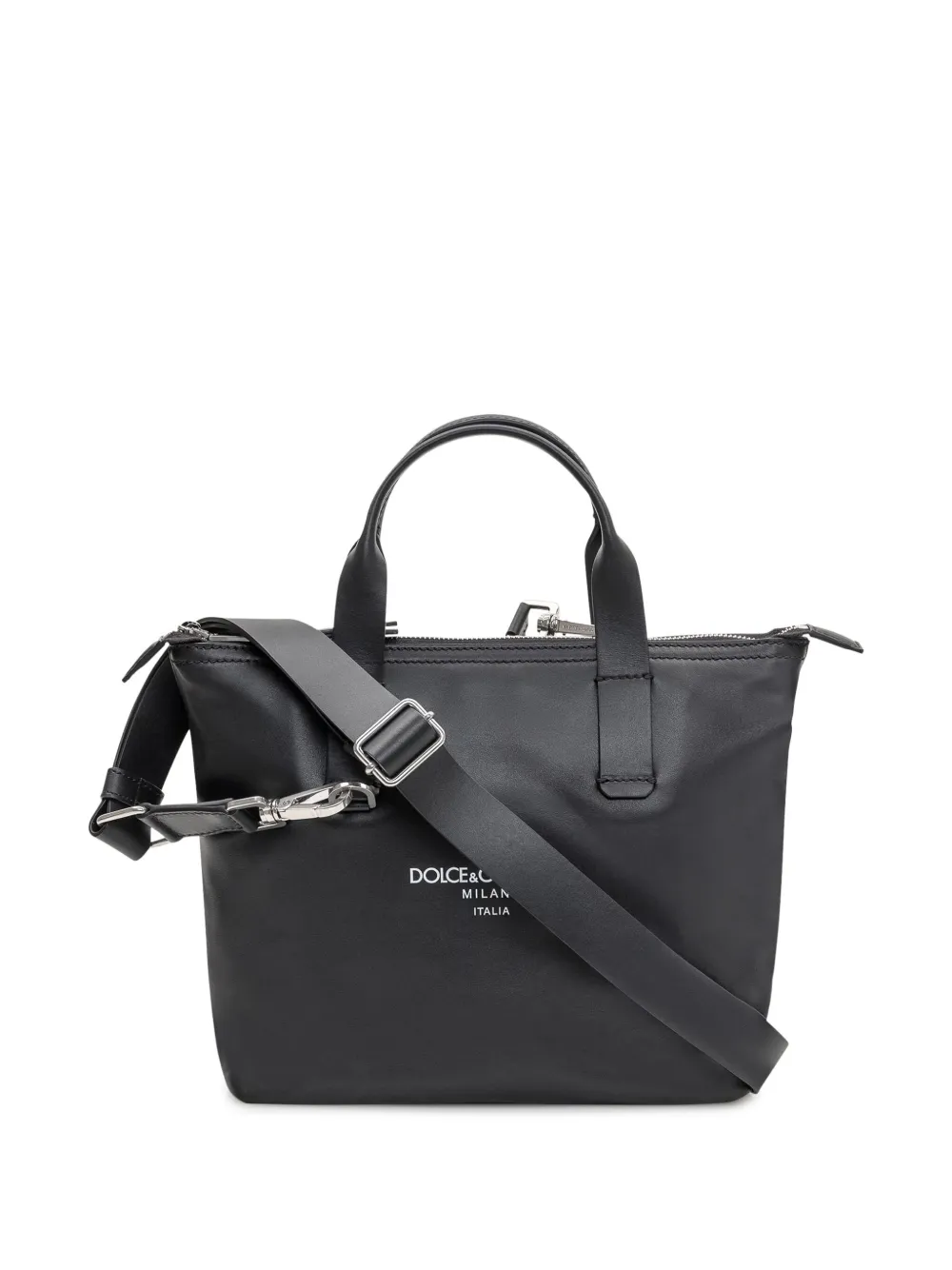 Dolce & Gabbana Shopper met logoprint Zwart