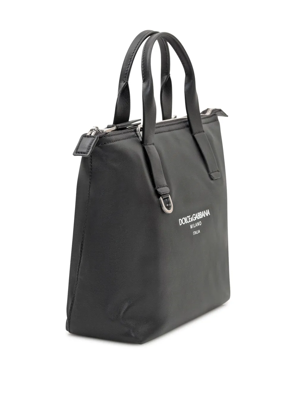 Dolce & Gabbana Shopper met logoprint Zwart