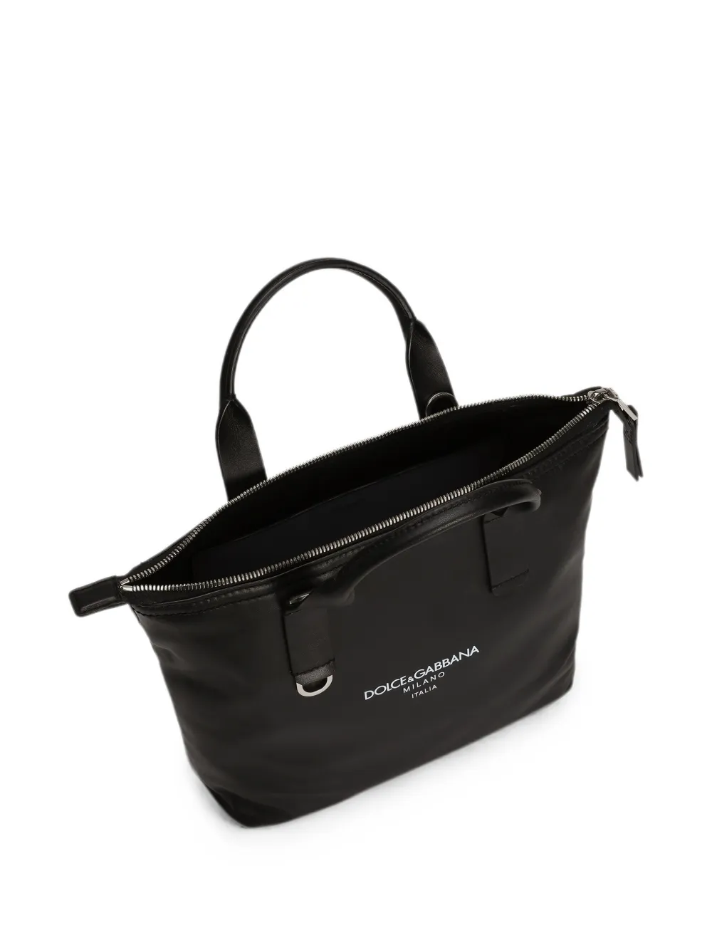 Dolce & Gabbana Kleine shopper met logoprint Zwart
