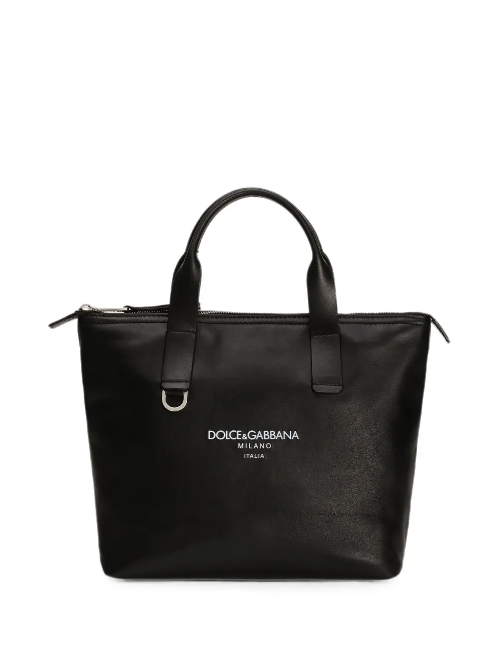 Dolce & Gabbana Kleine shopper met logoprint Zwart