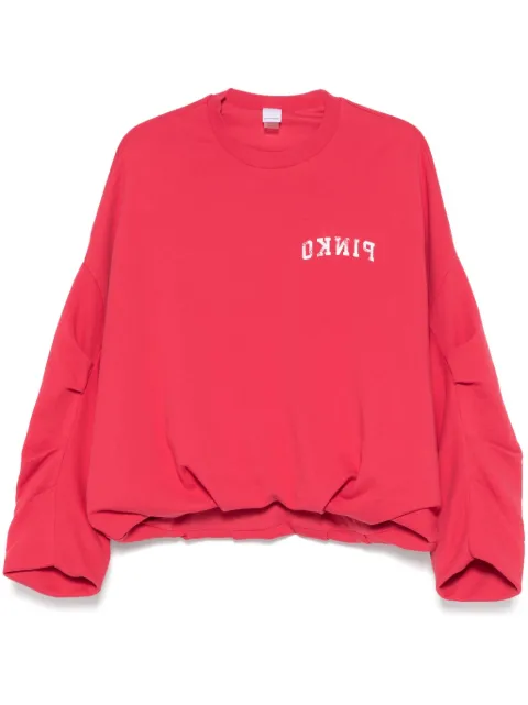 PINKO logo-print sweatshirt 