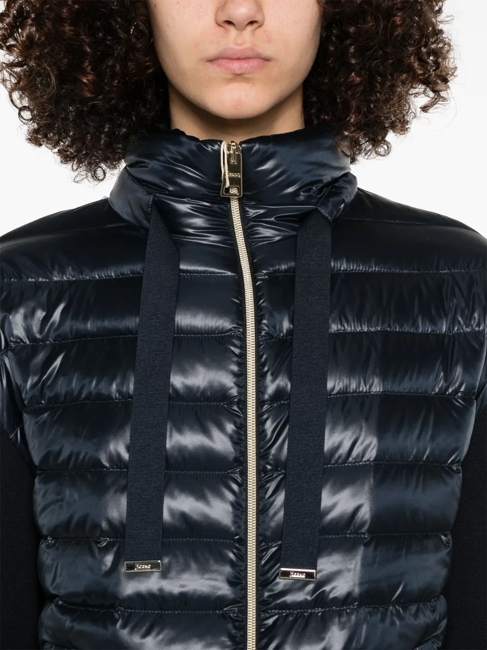 Herno Jack met vlakken Blauw