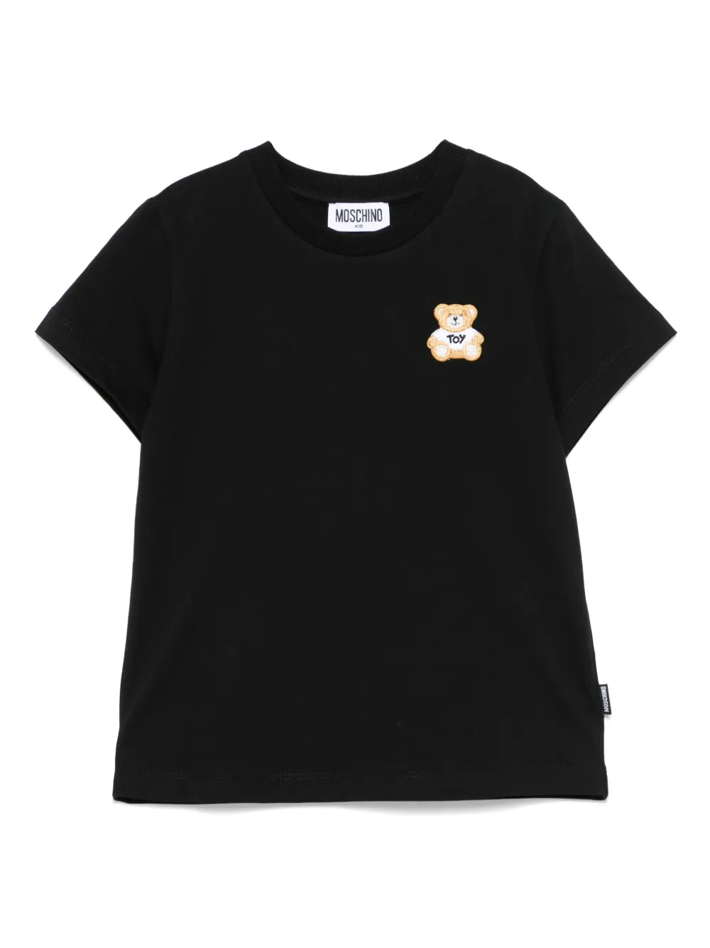Moschino Kids Teddy Bear-patch T-shirt | Black | Image 1
