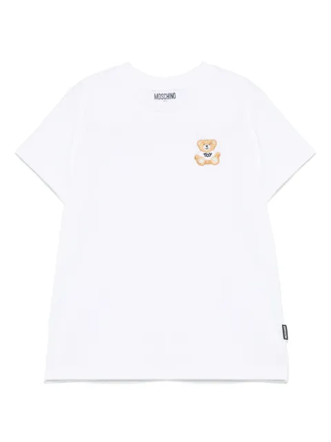 Moschino Kids Teddy Bear-patch T-shirt
