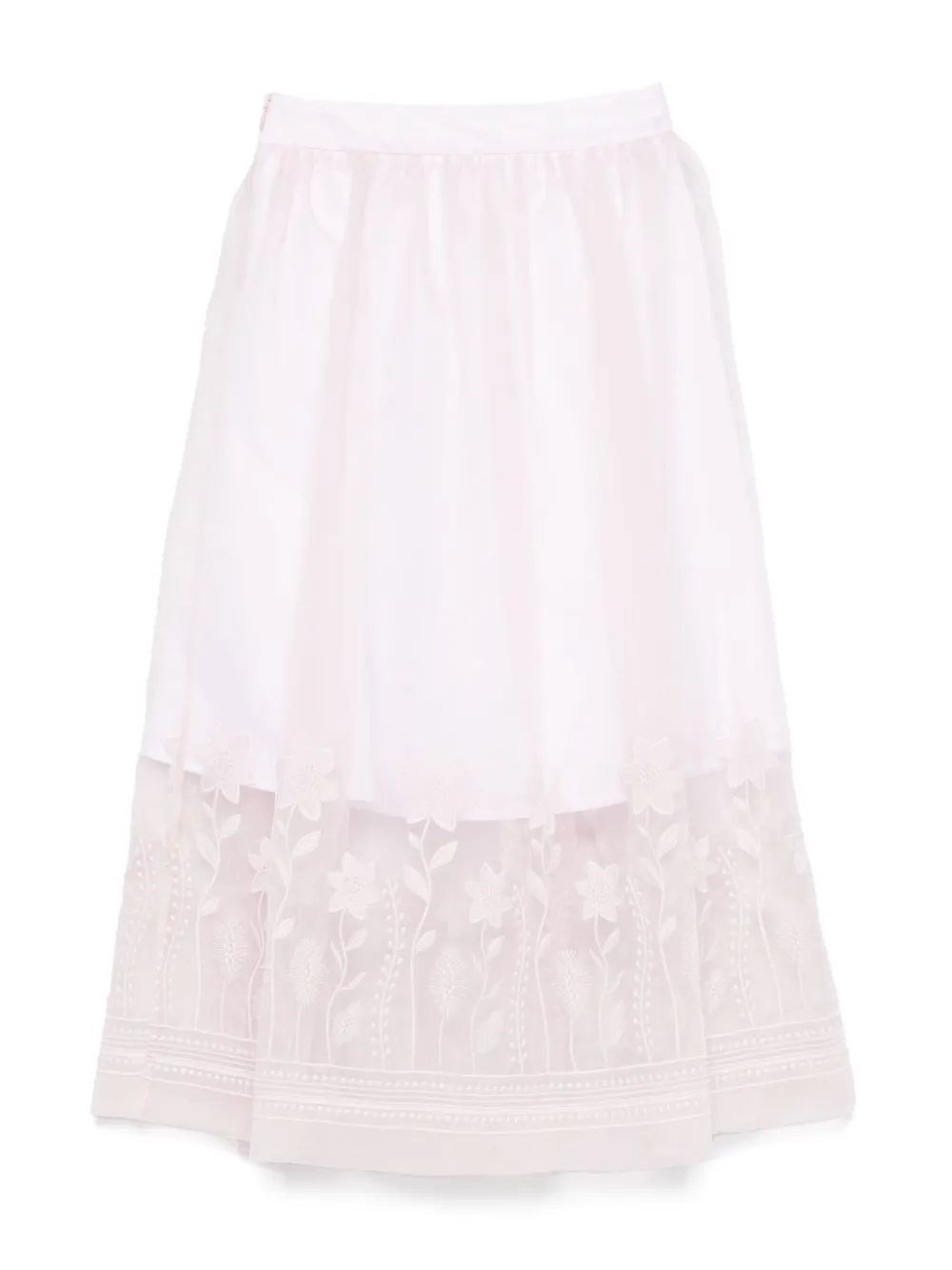 ELIE SAAB JUNIOR Rok met bloemapplicatie - Roze