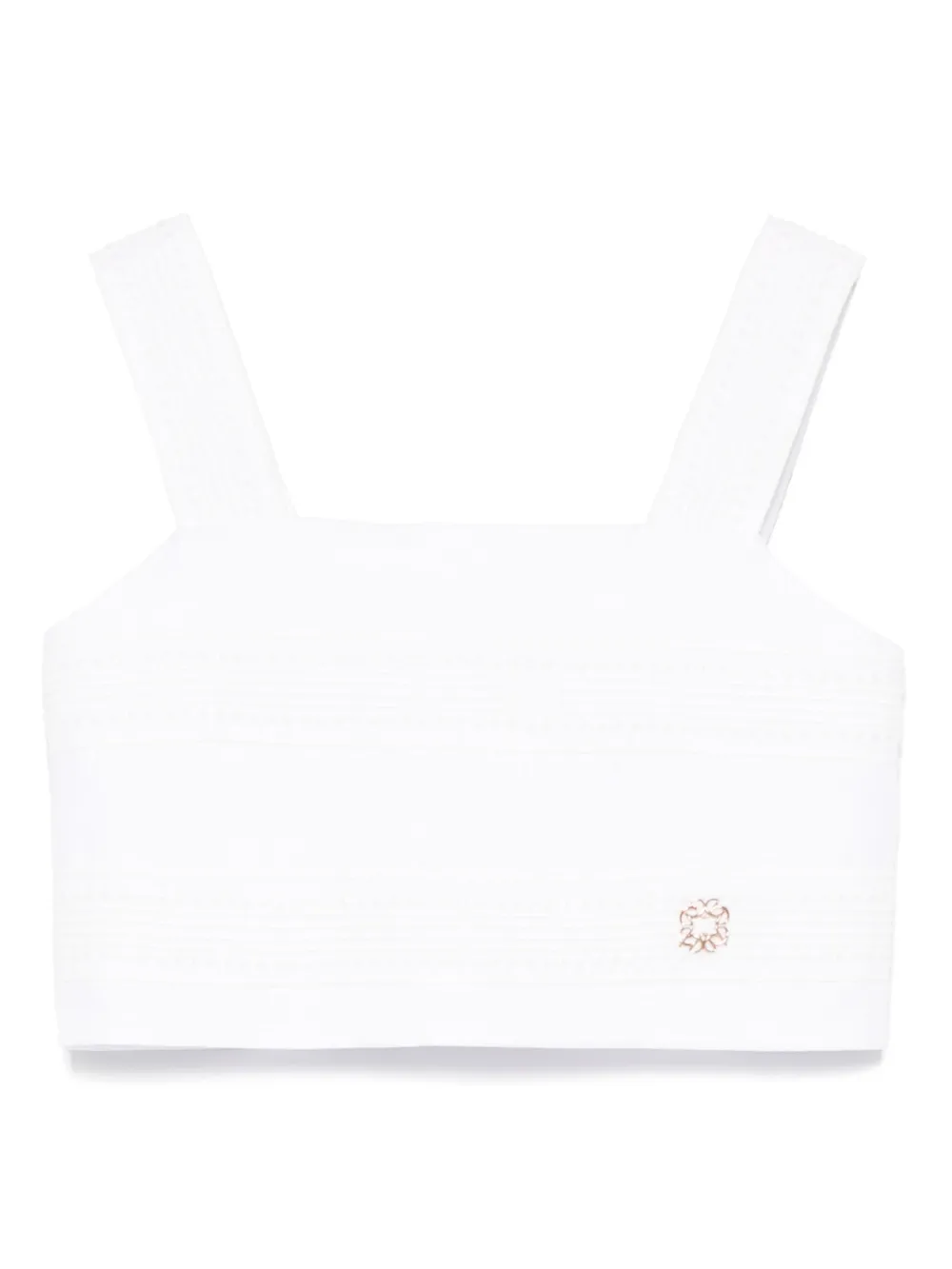 Image 1 of ELIE SAAB JUNIOR Blusa cropped assimétrico