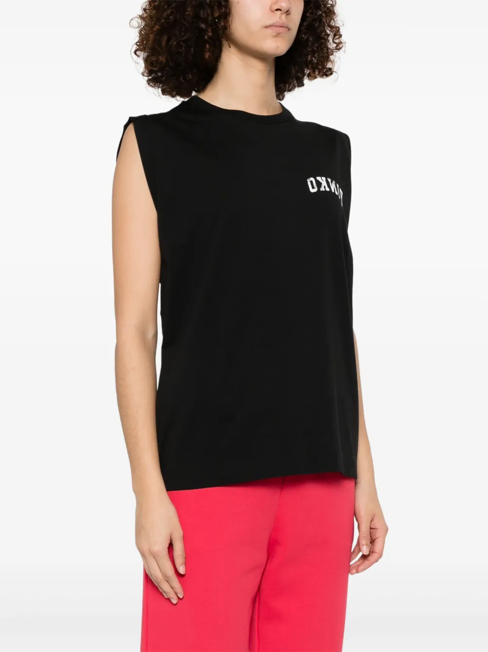 PINKO T-shirt met logoprint Zwart