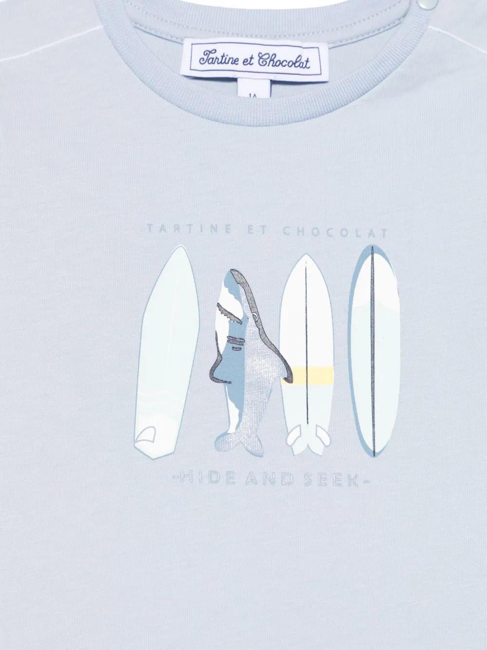 Tartine Et Chocolat T-shirt met print Blauw