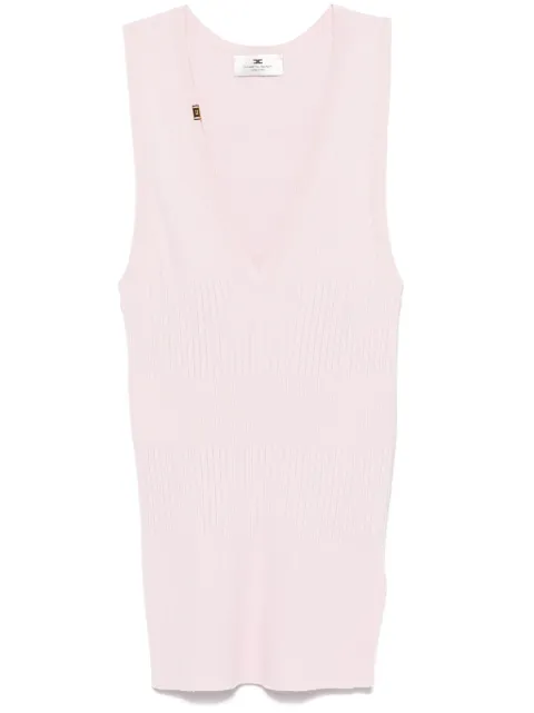 Elisabetta Franchi camiseta tejida de canalé