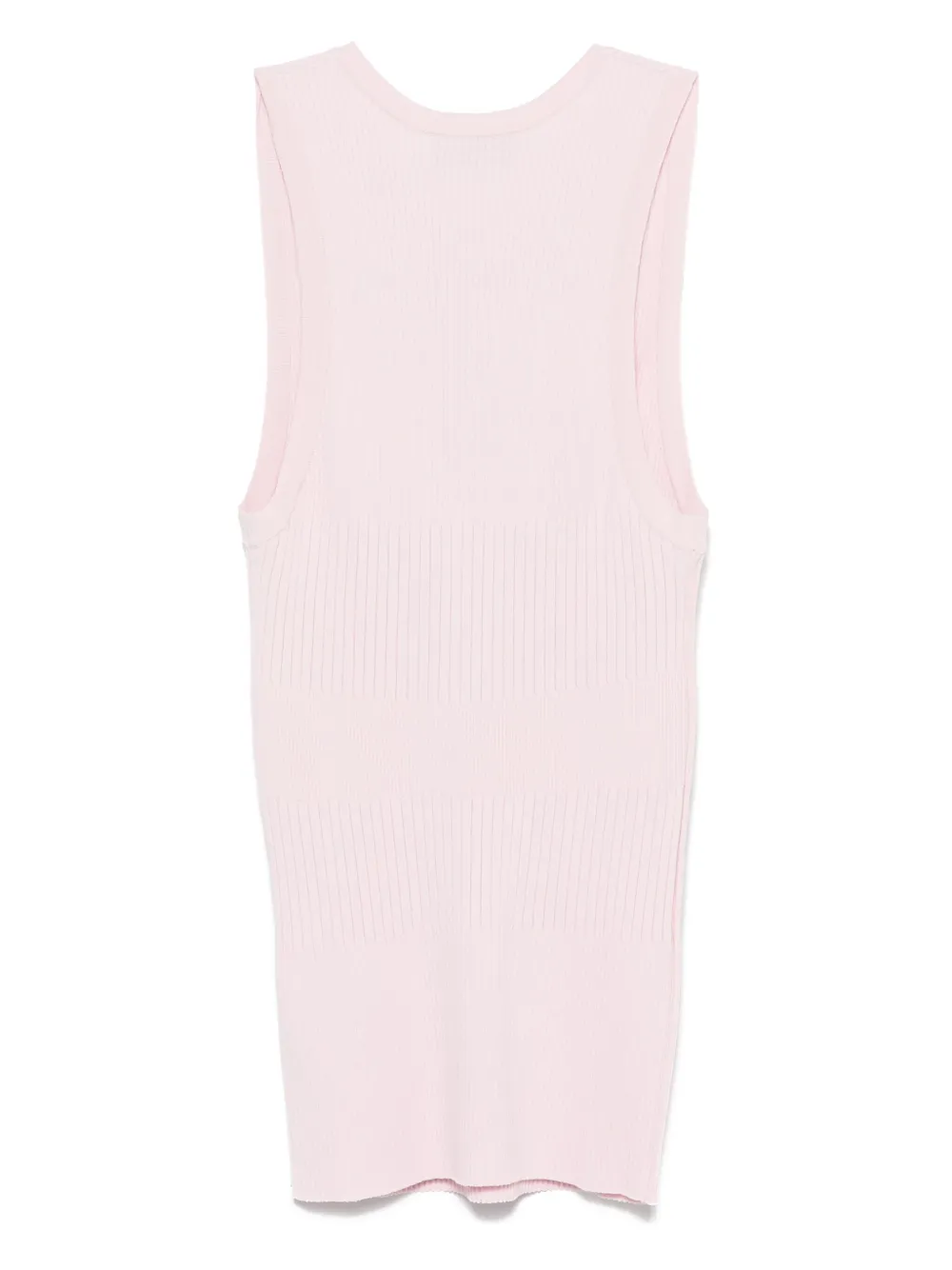 Elisabetta Franchi Ribgebreide tanktop - Roze