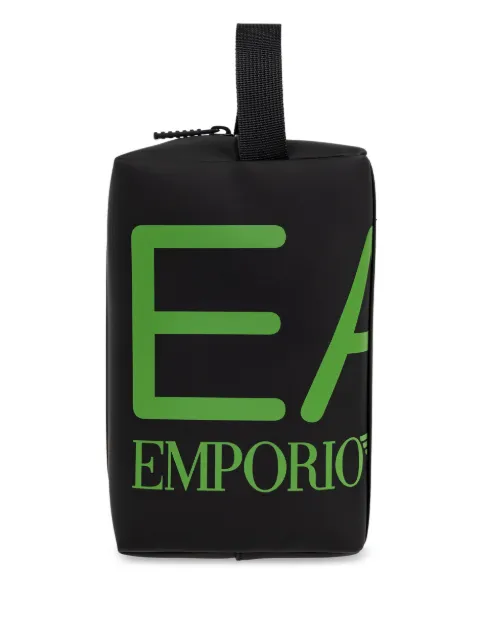 Ea7 Emporio Armani trousse de toilette à logo imprimé