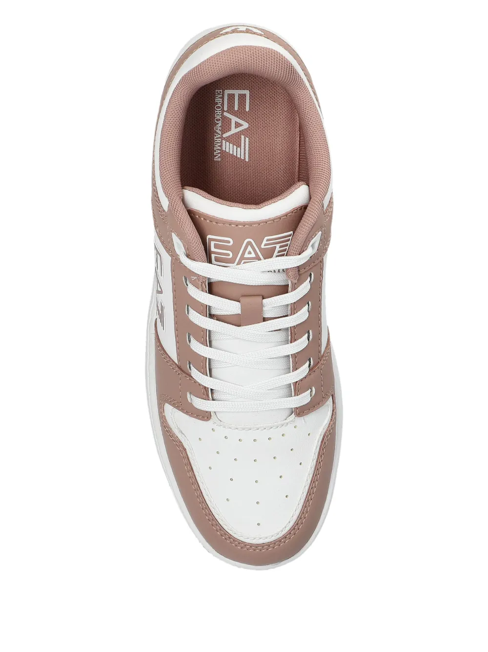 Ea7 Emporio Armani Sneakers met logo-reliëf Roze