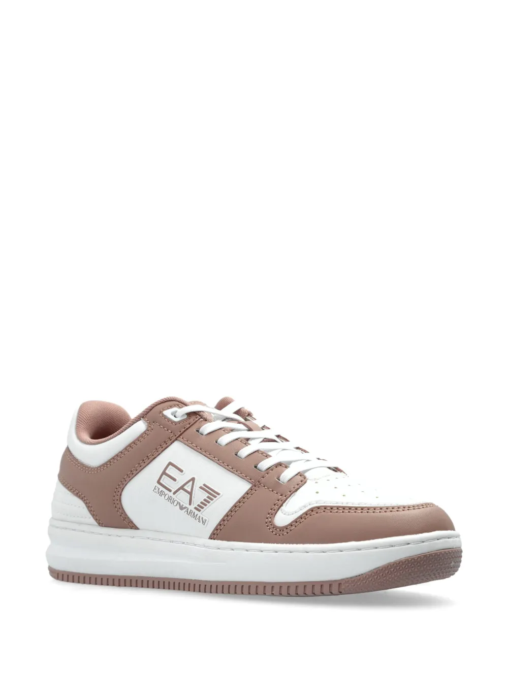 Ea7 Emporio Armani Sneakers met logo-reliëf - Roze