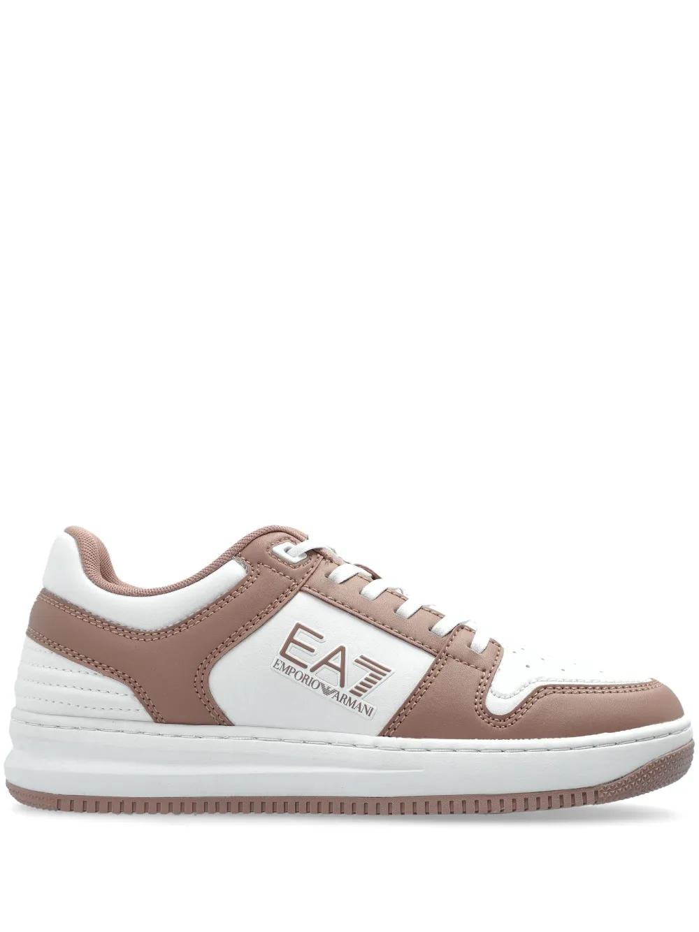 Ea7 Emporio Armani Sneakers met logo-reliëf Roze