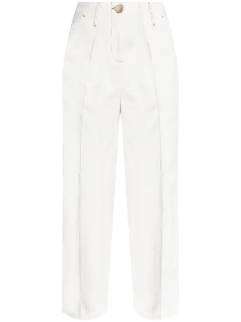 Emporio Armani cotton wide-leg trousers