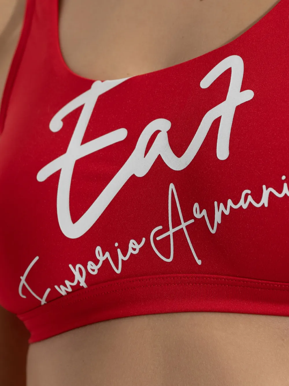 Ea7 Emporio Armani Bikini met logoprint Rood