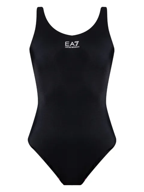 Ea7 Emporio Armani logo-print swimsuit