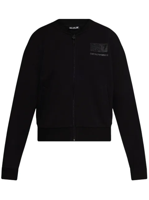 Ea7 Emporio Armani abrigo estilo cárdigan con logo