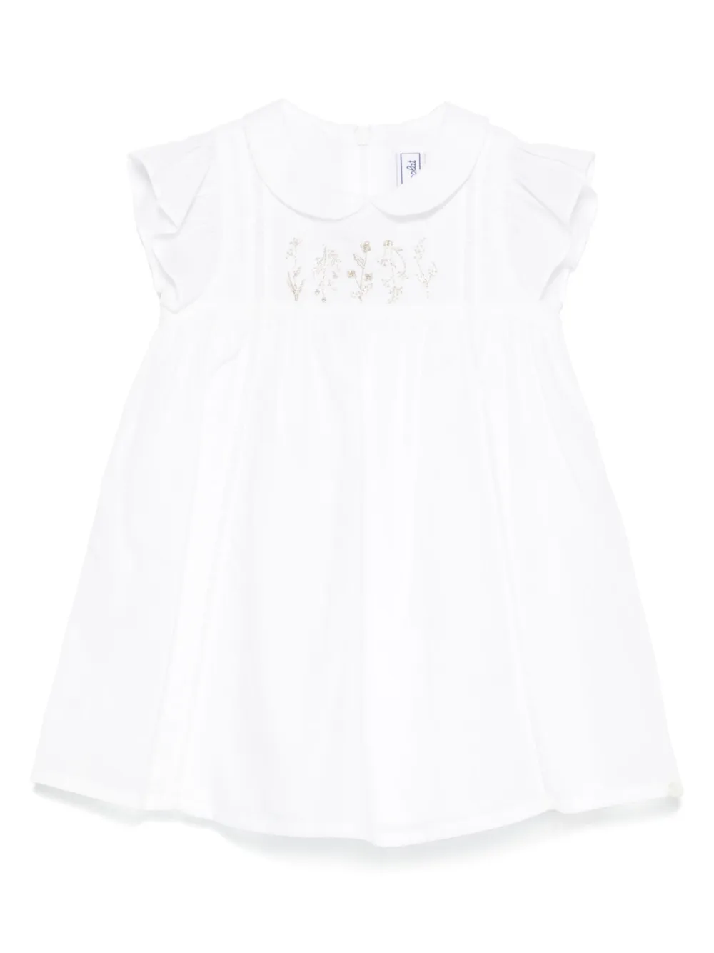 Image 1 of Tartine Et Chocolat floral-embroidered dress