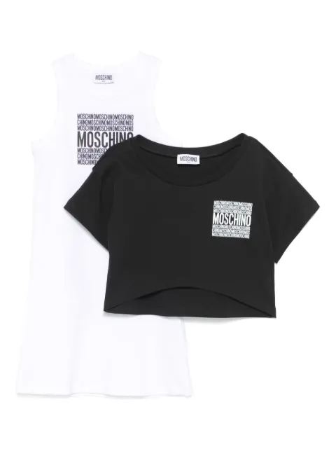 Moschino Kids set de vestido a capas
