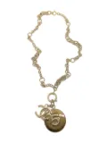 CHANEL Pre-Owned 2013s Chanel No.5 pendant necklace - Gold