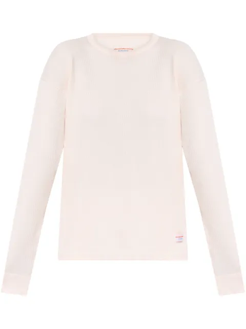 Alexander Wang sudadera con parche del logo