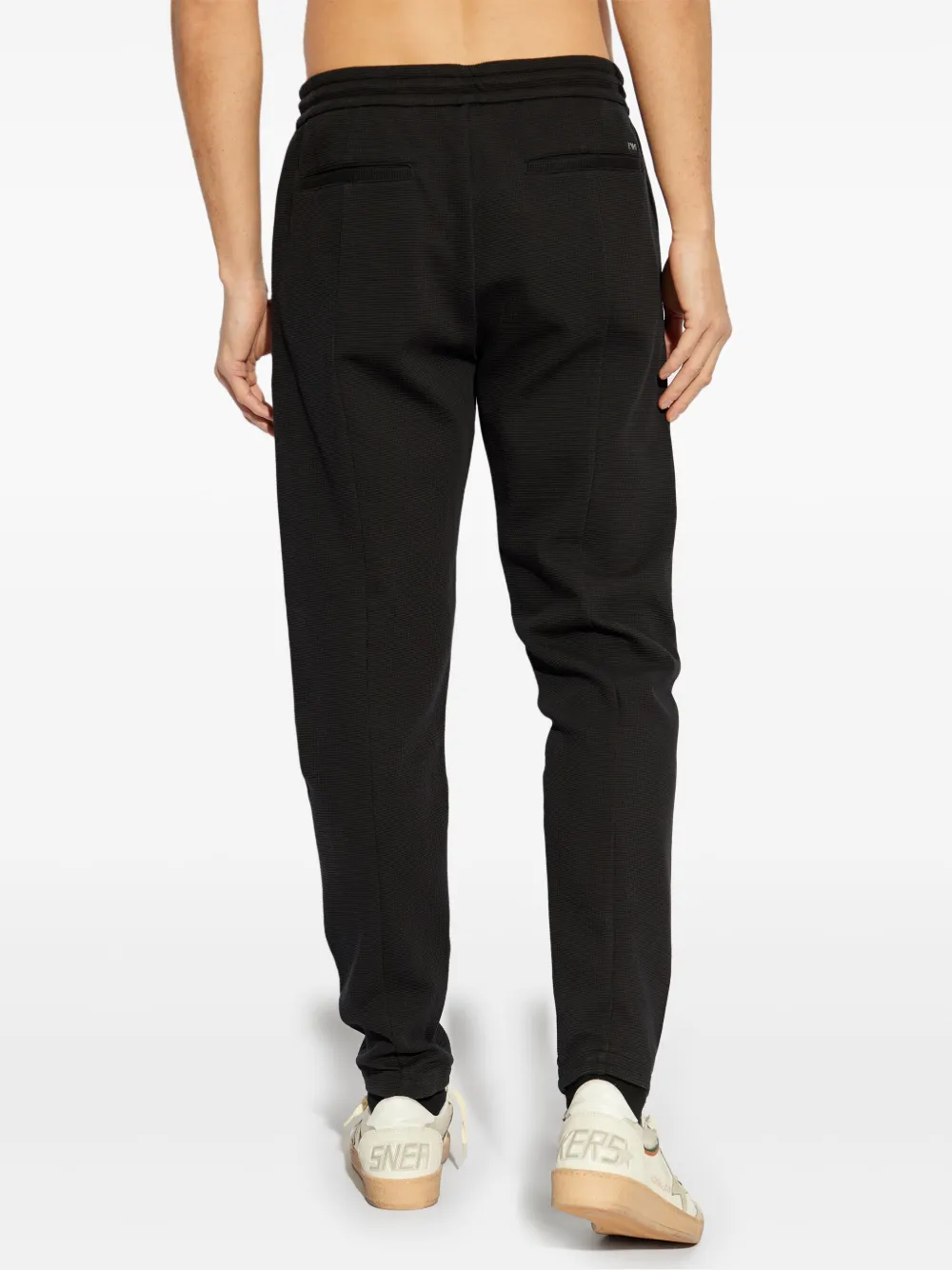Emporio Armani Broek met toelopende pijpen Blauw