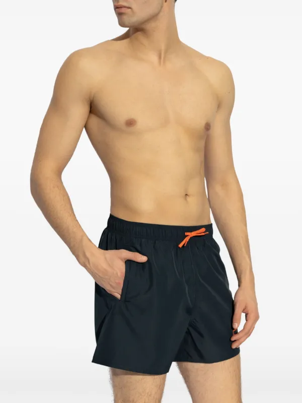 Ea7 Emporio Armani ロゴ トランクス水着 | ブルー | FARFETCH JP