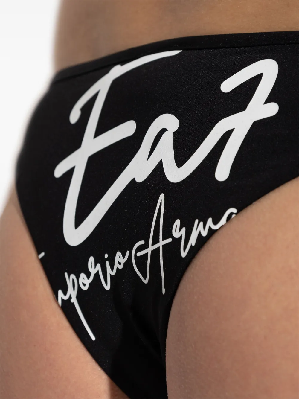 EA7 LOGO-PRINT BIKINI