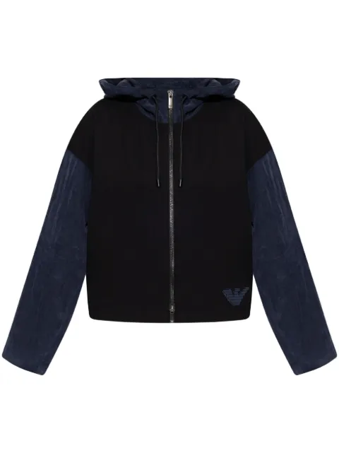 Emporio Armani logo hooded jacket