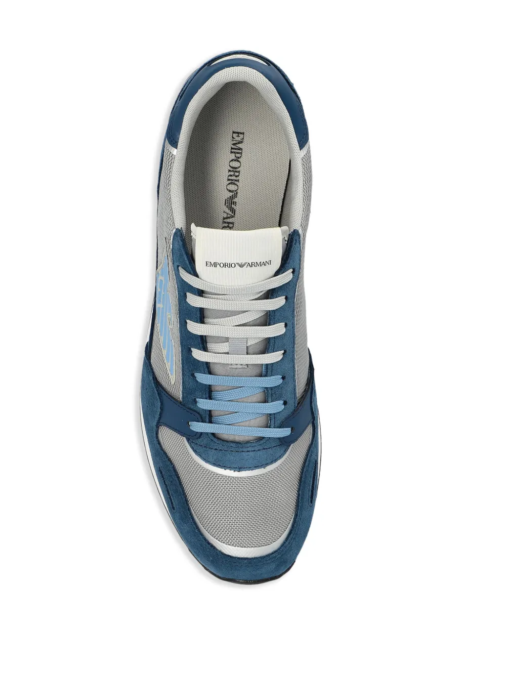 Emporio Armani Low-top sneakers Blauw