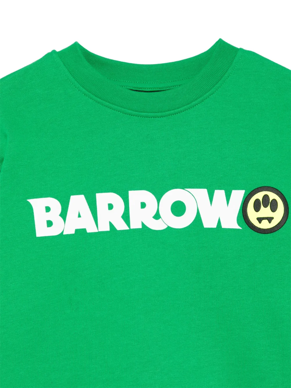 Barrow kids Sweater met logoprint Groen