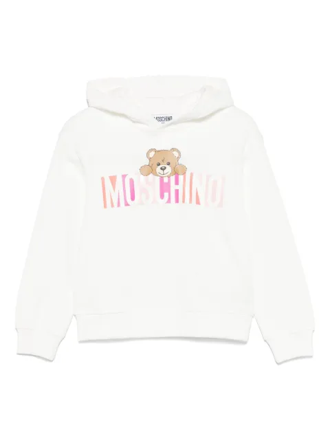 Moschino Kids teddy bear-motif hoodie