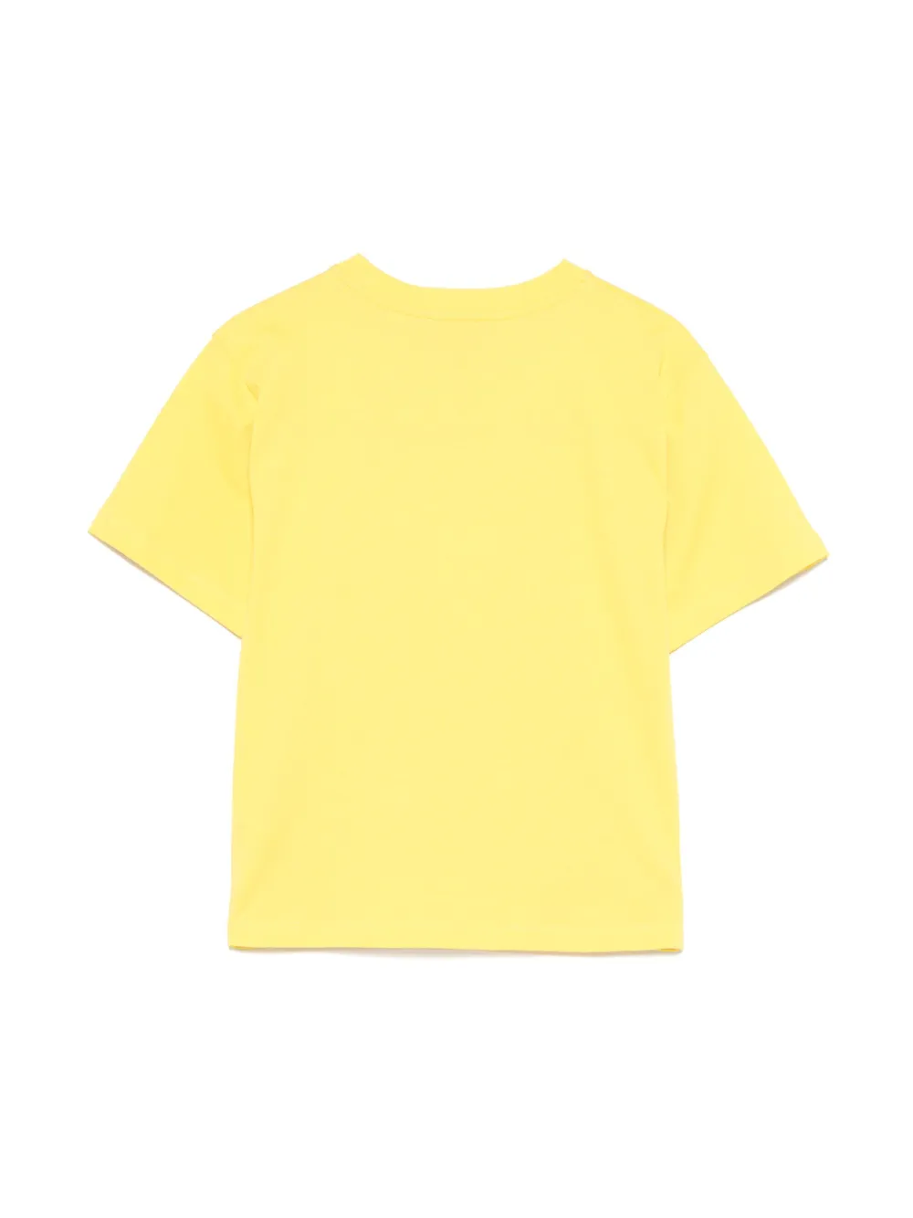 Moschino Kids T-shirt met teddybeerprint - Geel