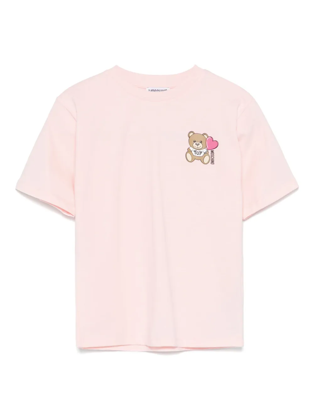 Moschino Kids T-shirt met teddybeerprint Roze