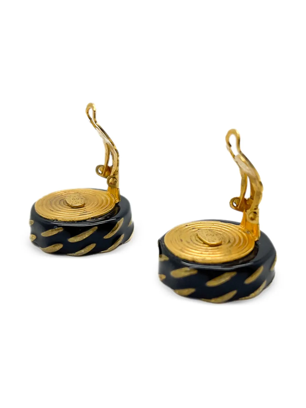 CHANEL Pre-Owned 1997 Nautical oorclips - Goud