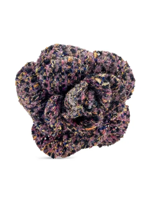 CHANEL Pre-Owned broche Camelia (années 1980)