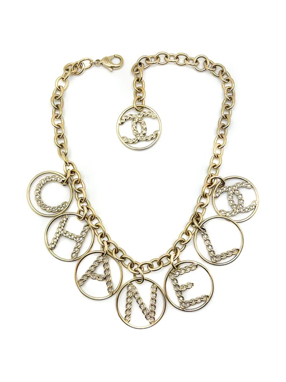 CHANEL Pre-Owned 2010s Statement Logo bracelet | Gold | Image 1