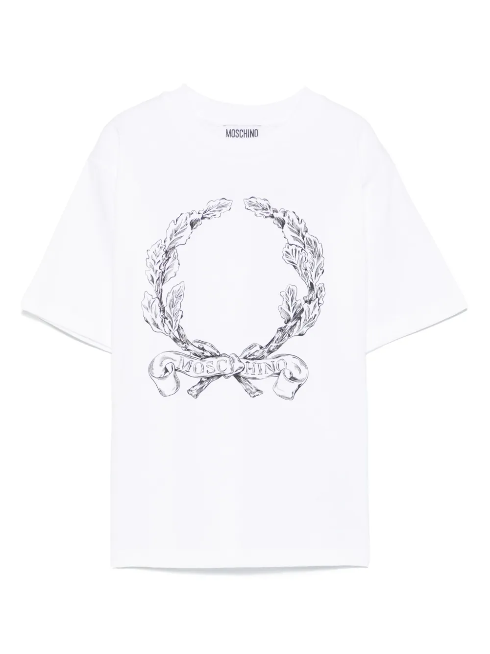 Moschino Kids motif-print T-shirt - Bianco