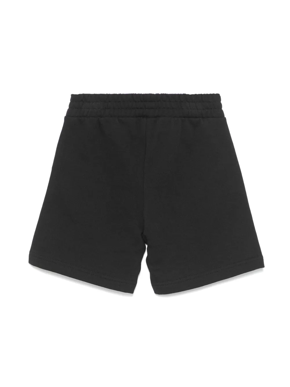 Moschino Kids Shorts met logoprint - Zwart