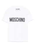 Moschino Kids logo-print T-shirt - White