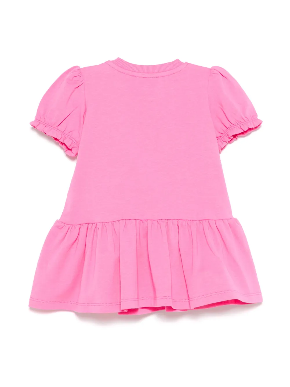 Moschino Kids teddy bear-motif dress - Roze