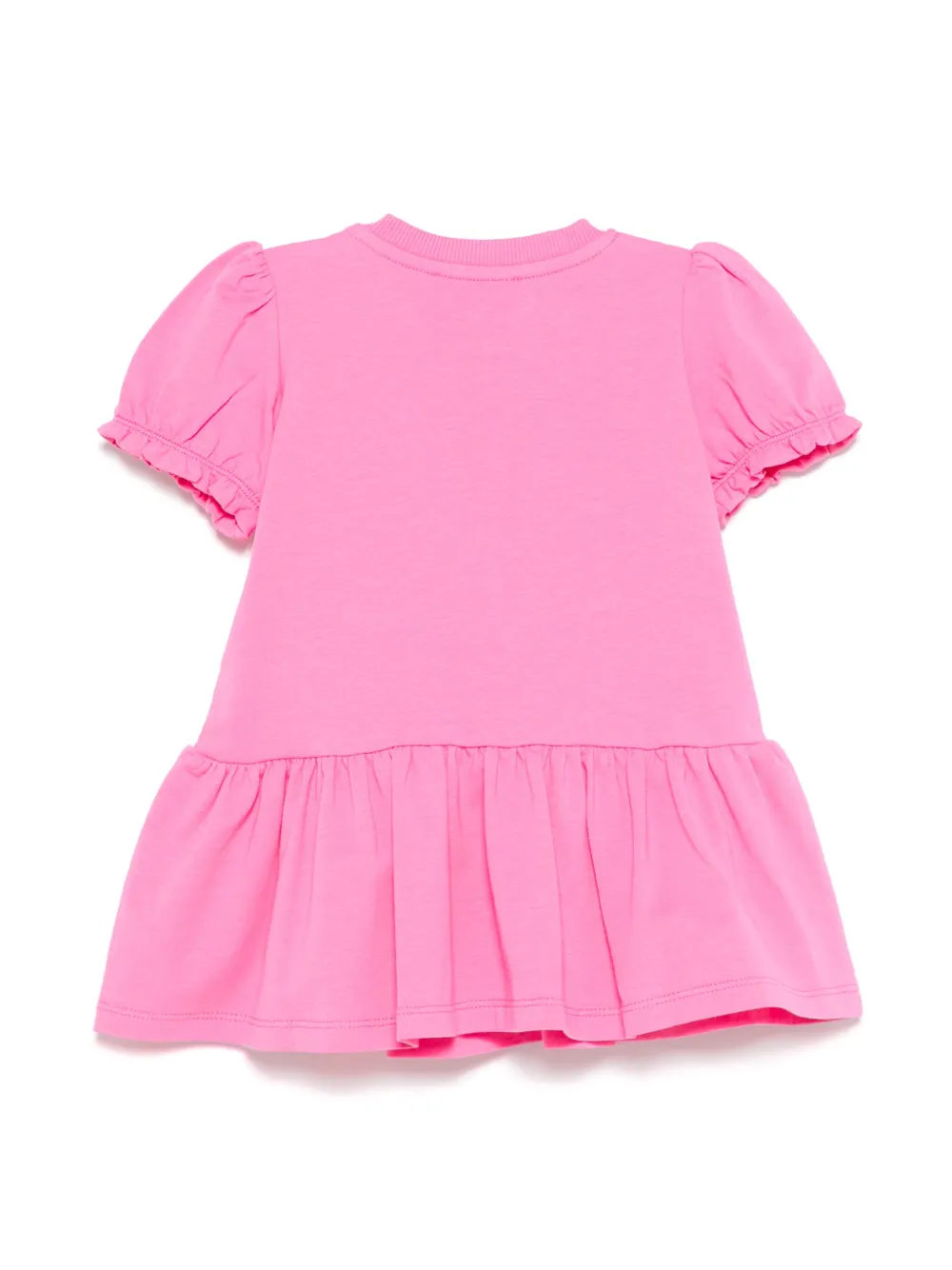 Moschino Kids Mini-jurk met teddybeerprint - Roze