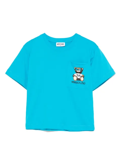 Moschino Kids teddy bear-motif T-shirt