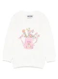 Moschino Kids graphic-print sweatshirt - White