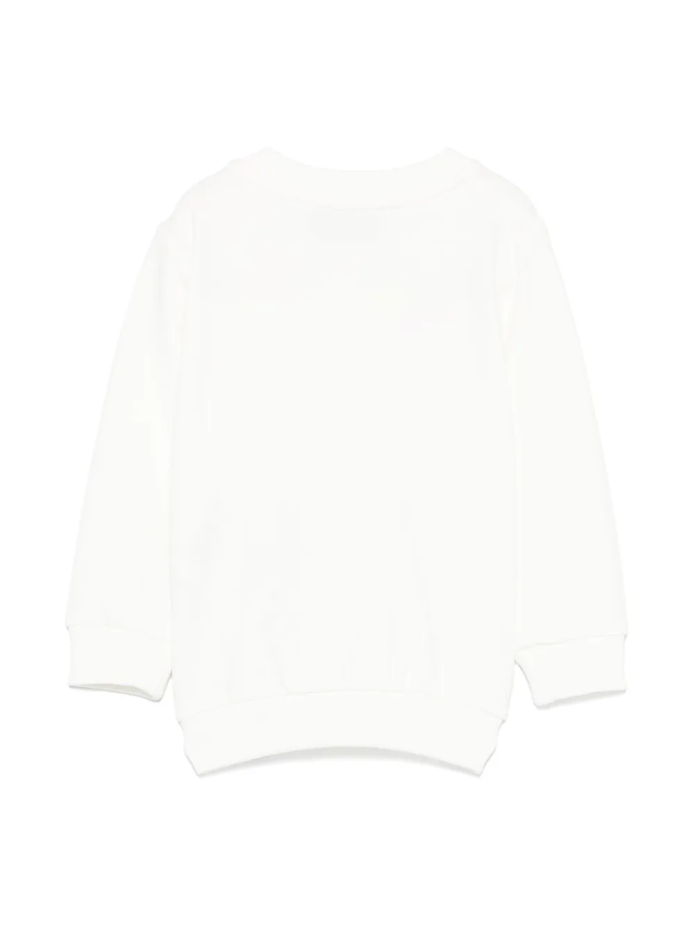 Moschino Kids graphic-print sweatshirt - Wit