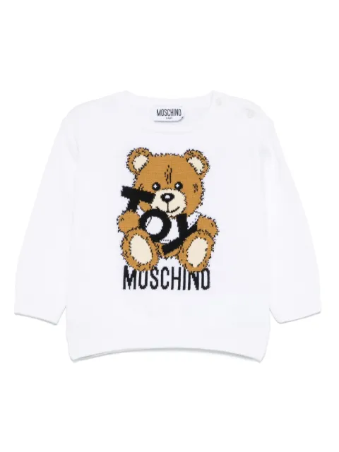 Moschino Kids teddy bear-motif sweater