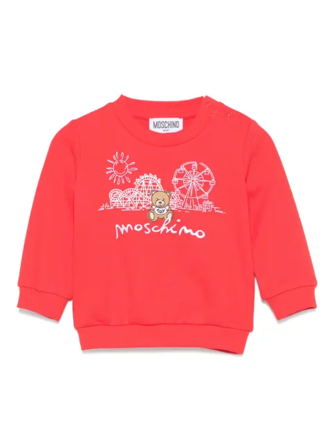Moschino Kids sudadera con motivo Teddy Bear