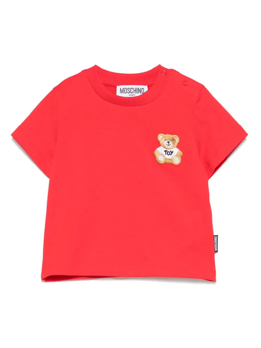 Moschino Teddy Bear-motif T-shirt In Red